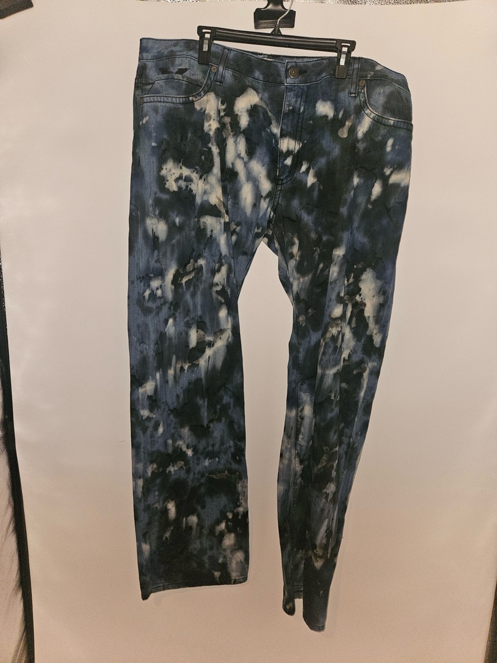 Tie-Dye Blue Men Jeans